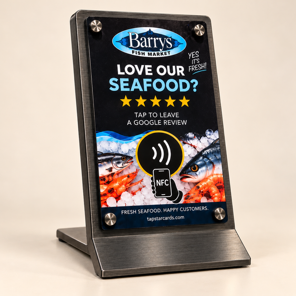 Custom Tap Review Stand