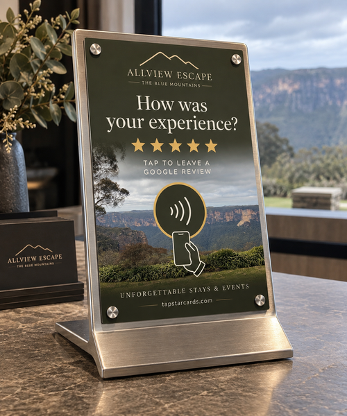 Custom NFC Review Stand