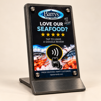 Custom Tap Review Stand