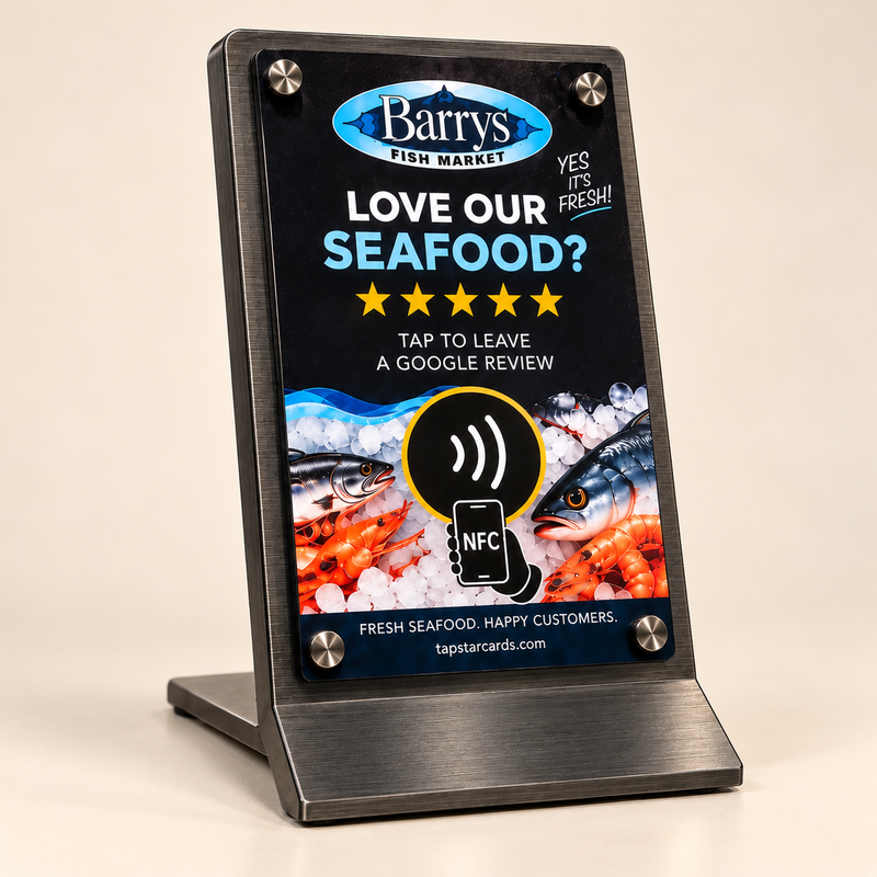 Custom Tap Review Stand